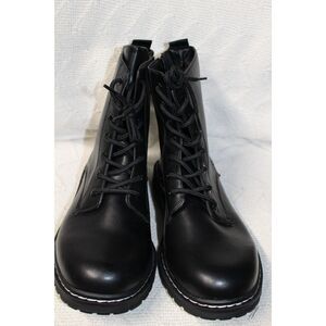 Torrid Womens 11WW Lace Up Boots Black NWOT